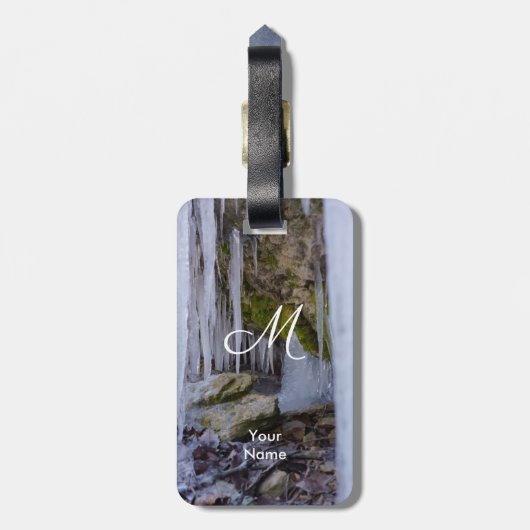 Étiquette À Bagage Grotte De Glace (Dos Vertical)