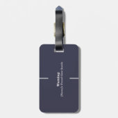 Étiquette À Bagage Groupe Camping familial sur mesure (Dos Vertical)