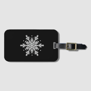 Étiquette À Bagage Groupe d'appariement de flocons de neige de Noël d