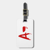 Étiquette À Bagage Groupe sanguin A - Hôpital d'horreur négatif (Devant Vertical)