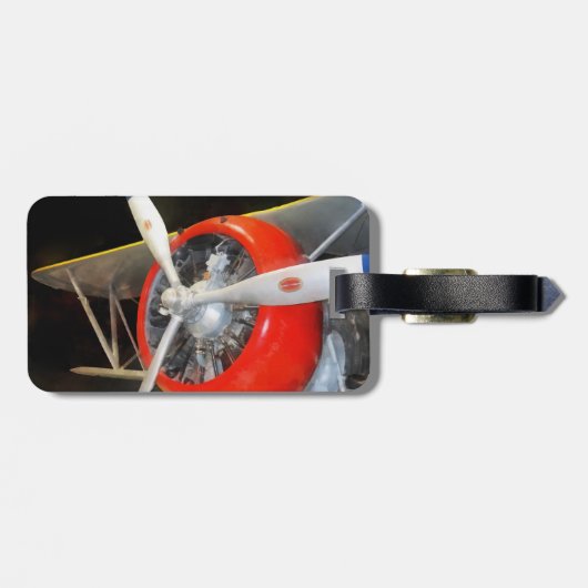 Étiquette À Bagage Grumman F3F-2 Biplane (Dos horizontal)