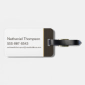 Étiquette À Bagage GRYFFINDOR™ Maison Brave au coeur (Dos horizontal)