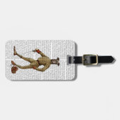 Étiquette À Bagage Gryhound Fencer Dark Full 2 (Devant horizontal)