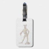 Étiquette À Bagage Gryhound Fencer Dark Full 2 (Dos Vertical)