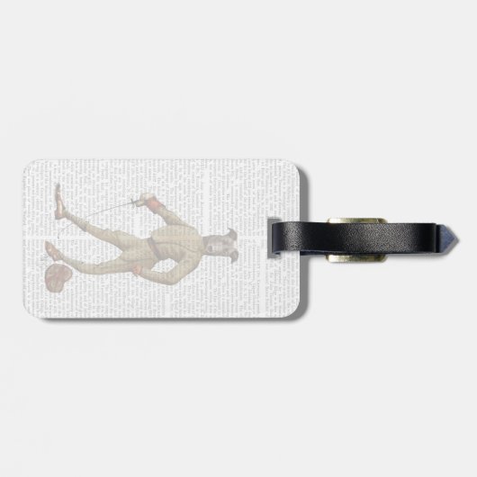 Étiquette À Bagage Gryhound Fencer Dark Full 2 (Dos horizontal)