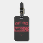 Étiquette À Bagage Guerrier de Krav Maga (Devant Vertical)