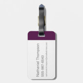 Étiquette À Bagage Guide du charme de protection (Dos Vertical)