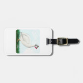 Étiquette À Bagage Guinée blanche (Devant horizontal)