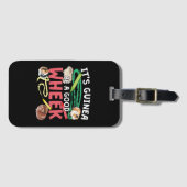 Étiquette À Bagage Guinée Soyez une bonne roue - Guinée Pig Pun (Devant Horizontal)