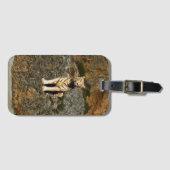 Étiquette À Bagage Guise blanche, (Devant Horizontal)