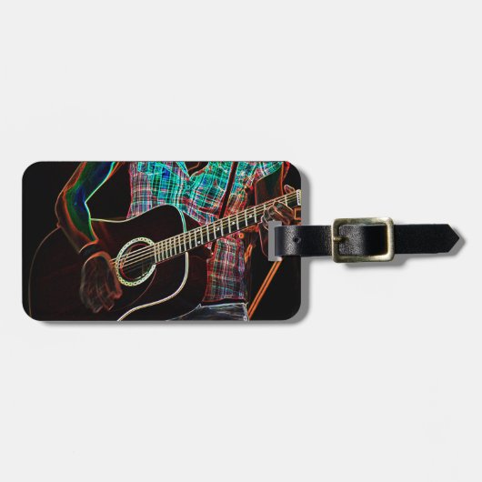 Étiquette À Bagage Guitare 1 cd ltcnm (Devant horizontal)