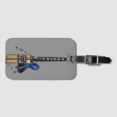 Étiquette À Bagage Guitare 4 bc ltcna (Devant Horizontal)