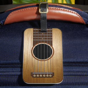 Étiquette À Bagage Guitare acoustique classique personnalisée