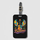 Étiquette À Bagage Guitare Boone (Devant Vertical)