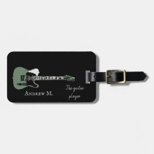 Étiquette À Bagage Guitare électrique personnalisée / guitare