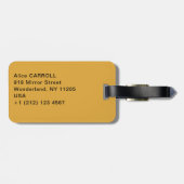 Étiquette À Bagage Gustav Klimt - Bois de bouleau (Dos horizontal)