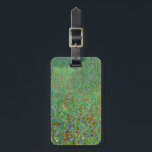 Étiquette À Bagage Gustav Klimt - Champ de pavot<br><div class="desc">Champ de pavot / Champ de pavots - Gustav Klimt, Huile sur toile, 1907</div>
