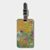 Étiquette À Bagage Gustav Klimt : Jardin d'agrément (Devant Vertical)