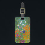 Étiquette À Bagage Gustav Klimt - Jardin des fleurs<br><div class="desc">Jardin aux fleurs - Gustav Klimt en 1905-1907</div>