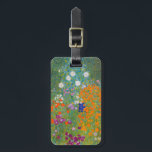 Étiquette À Bagage Gustav Klimt - Jardin des fleurs<br><div class="desc">Jardin aux fleurs - Gustav Klimt en 1905-1907</div>