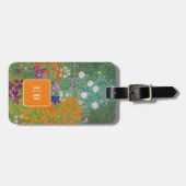 Étiquette À Bagage Gustav Klimt - Jardin des fleurs (Devant horizontal)