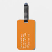 Étiquette À Bagage Gustav Klimt - Jardin des fleurs (Dos Vertical)