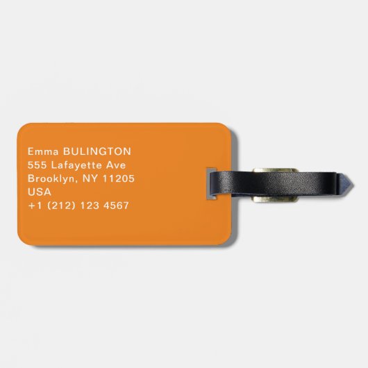 Étiquette À Bagage Gustav Klimt - Jardin des fleurs (Dos horizontal)