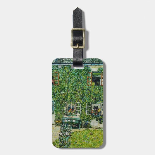 Étiquette À Bagage Gustav Klimt - La Maison de Guardaboschi (Devant Vertical)