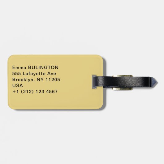 Étiquette À Bagage Gustav Klimt - Le baiser (Dos horizontal)