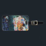Étiquette À Bagage Gustav Klimt - Mort et vie<br><div class="desc">Décès et vie - Gustav Klimt,  Huile sur toile,  1910-1915</div>