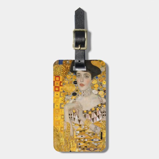 Étiquette À Bagage Gustav Klimt - Portrait d'Adele Bloch-Bauer I (Devant Vertical)