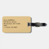 Étiquette À Bagage Gustav Klimt - Réalisation, Stoclet Frieze (Dos horizontal)