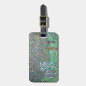 Étiquette À Bagage Gustav Klimt - Rosiers sous les arbres (Devant Vertical)