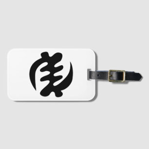 Étiquette À Bagage Gye Nyame Dieu est Symbole Adinkra Suprême