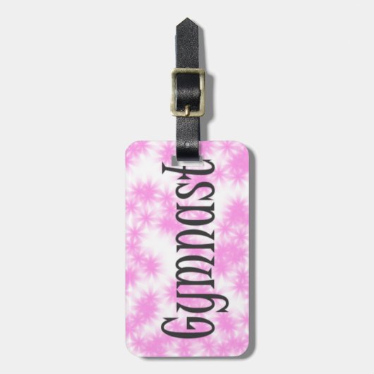 Étiquette À Bagage Gymnaste (Devant Vertical)