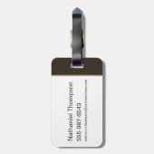 Étiquette À Bagage Hachette, baguette et pierre pour les hirondelles  (Dos Vertical)