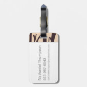 Étiquette À Bagage Hagrid Cartoon Caractère Art (Dos Vertical)