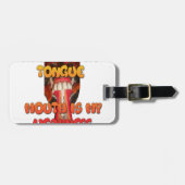 Étiquette À Bagage Hakuna Matata HAkuna Matata Big Mouth. (Devant horizontal)