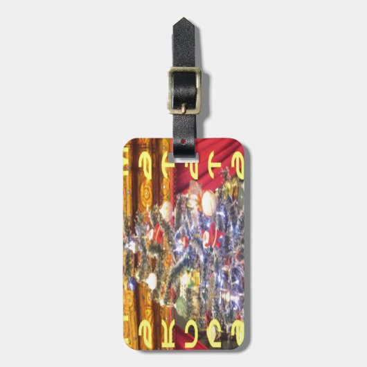 Étiquette À Bagage Hakuna Matata Joyeux Noël & un Joyeux Nouvel An.p (Devant Vertical)