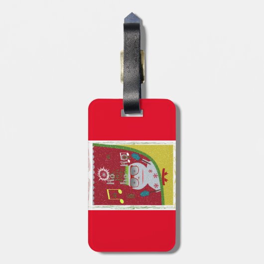 Étiquette À Bagage HakunaMatata Cher ami Aimez la joie d'être avec vo (Dos Vertical)