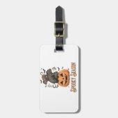 Étiquette À Bagage Halloween Capybara (Devant Vertical)