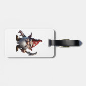 Étiquette À Bagage Halloween effrayant Gnome (Dos horizontal)