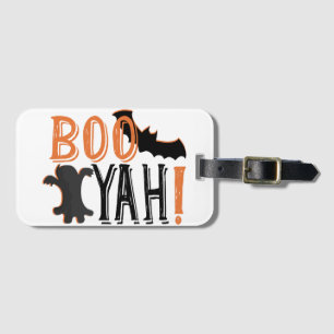 Étiquette À Bagage Halloween mignon booyah