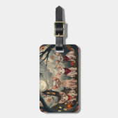 Étiquette À Bagage Halloween sphynx chats Éffrayant (Devant Vertical)