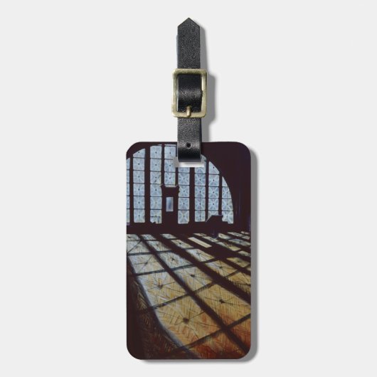 Étiquette À Bagage Halls of Freedom, Ellis Island (Devant Vertical)