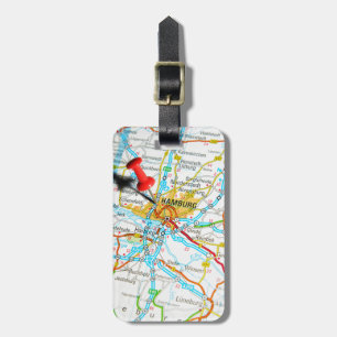 Étiquette À Bagage Hambourg, Allemagne