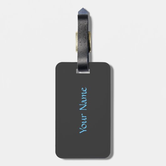 Étiquette À Bagage Hameçon (Dos Vertical)