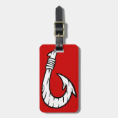 Étiquette À Bagage Hameçon hawaïen tribal (Devant Vertical)