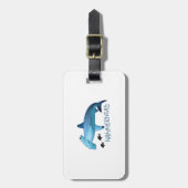 ÉTIQUETTE À BAGAGE HAMMERHEAD SHARK HAMMERHEAD (Devant Vertical)