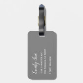 Étiquette À Bagage Hammyville - Cute Hamster (Dos Vertical)